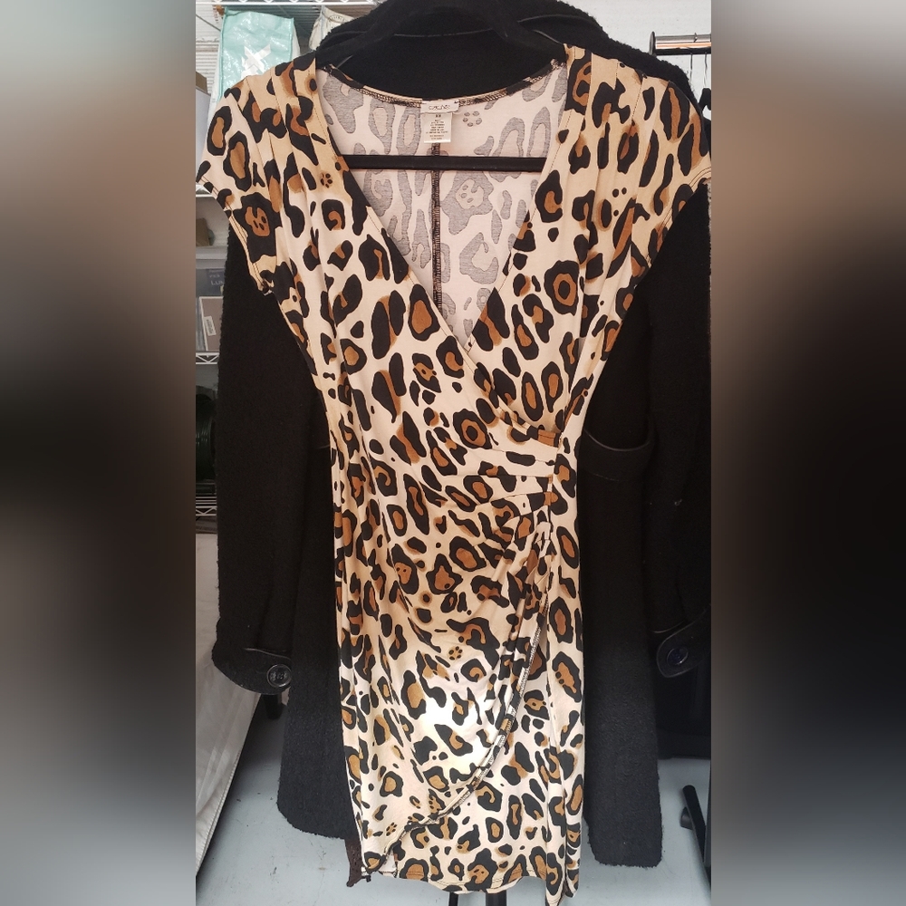 Cache Faux Wrap Dress